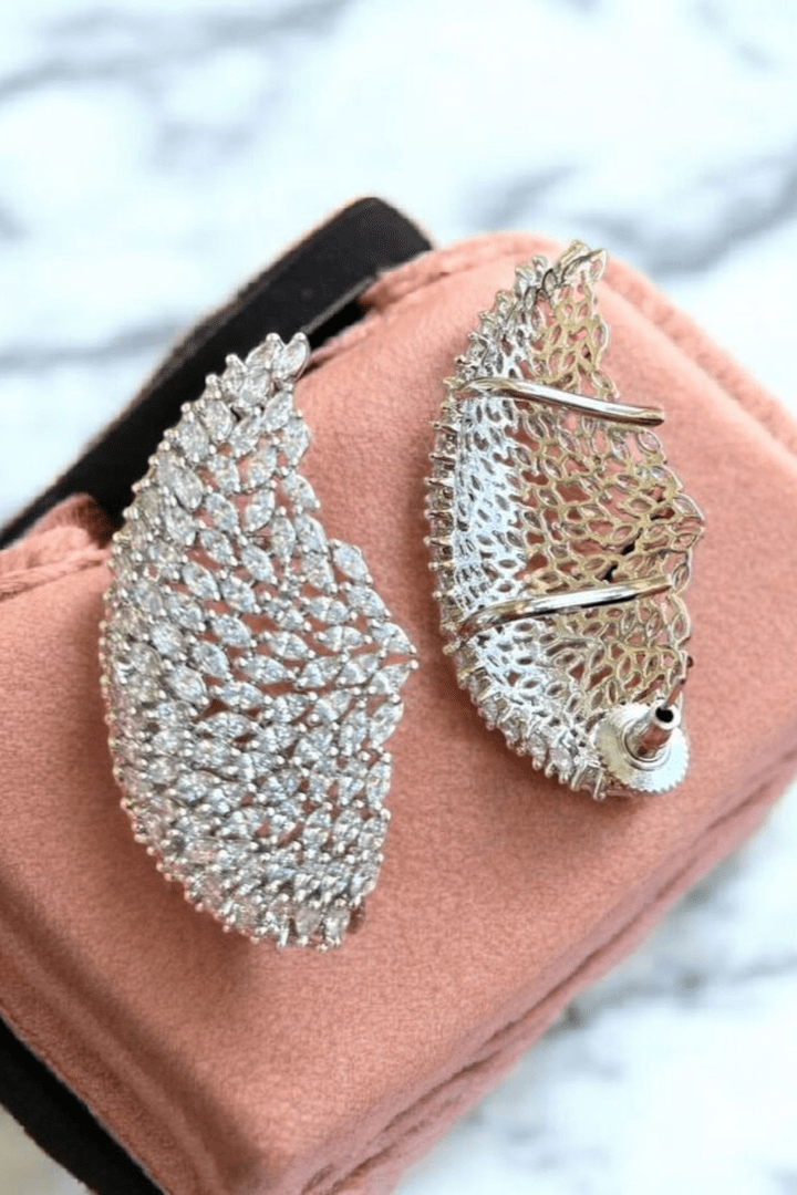 Samantha cz stone earcuffs