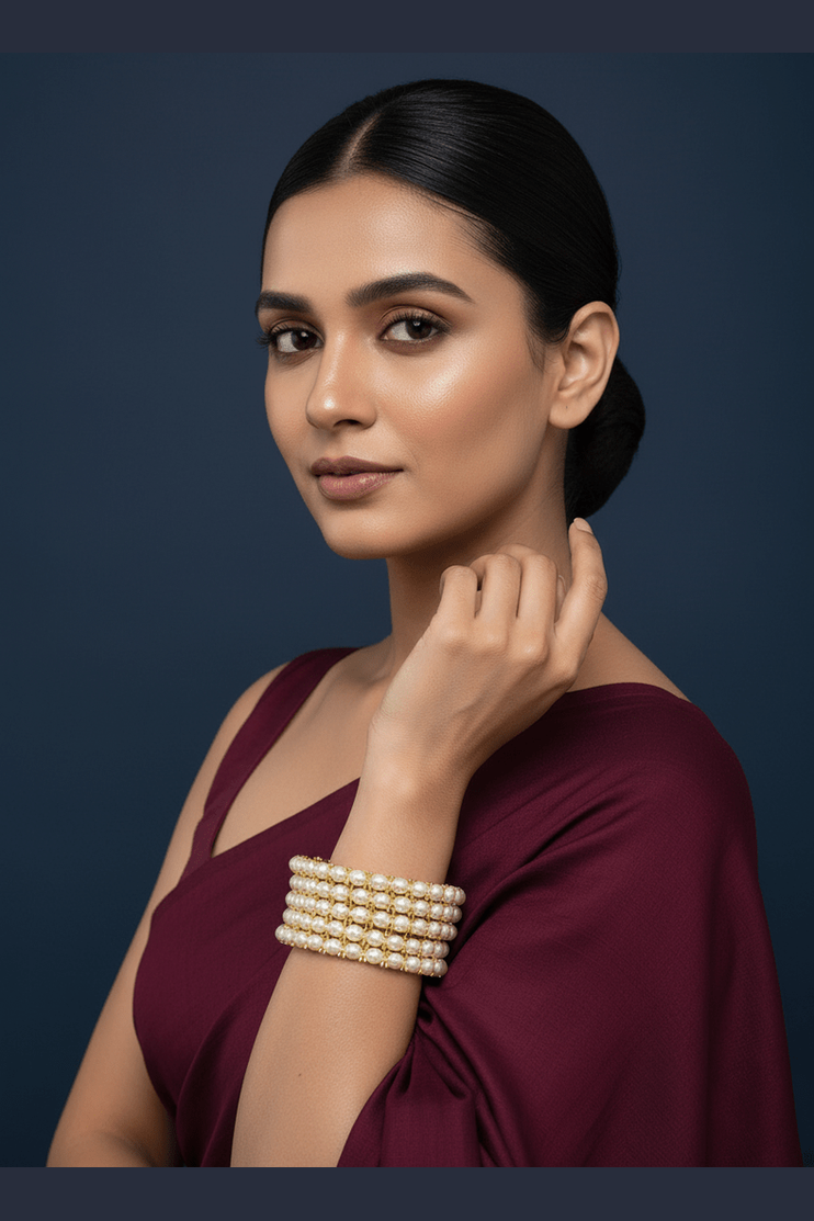 Chandini real pearl bangles