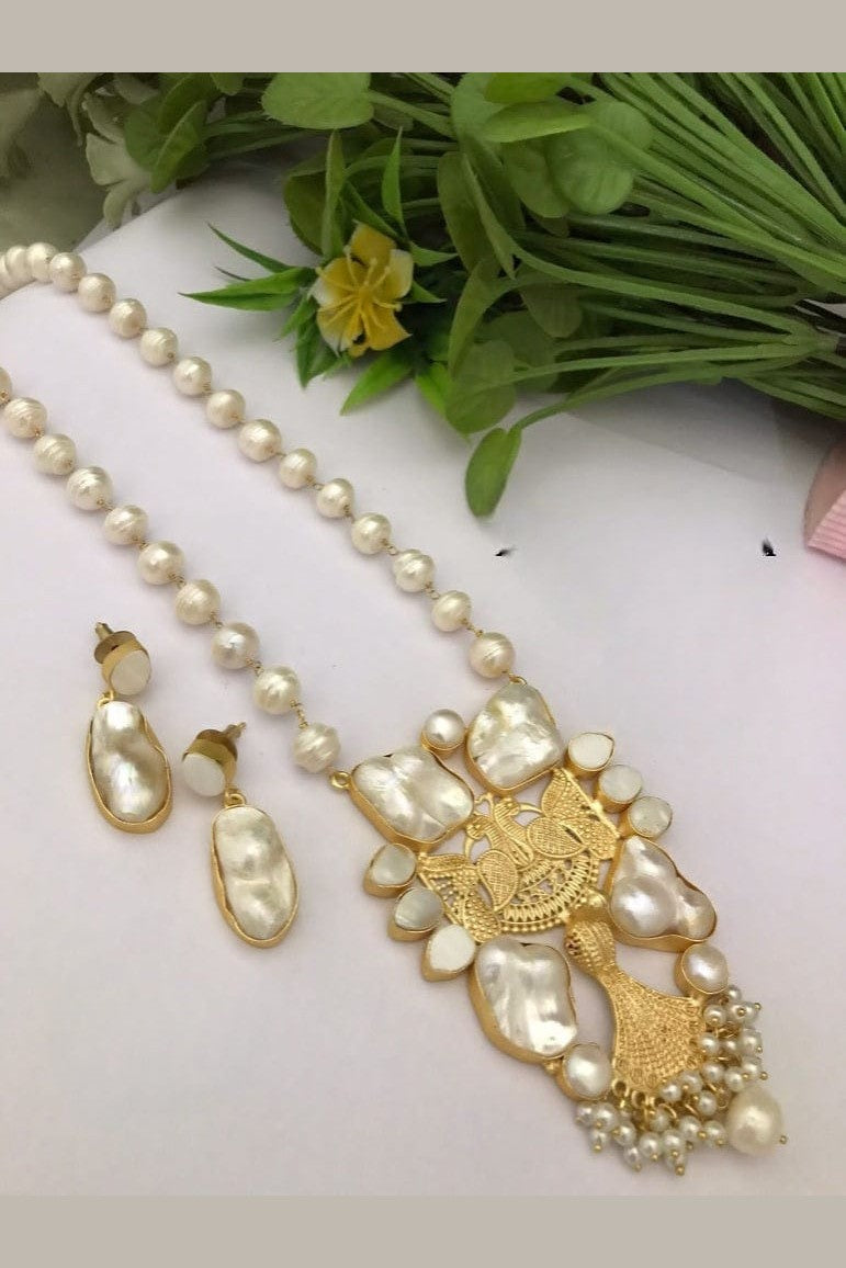 Geetanjali real pearl set