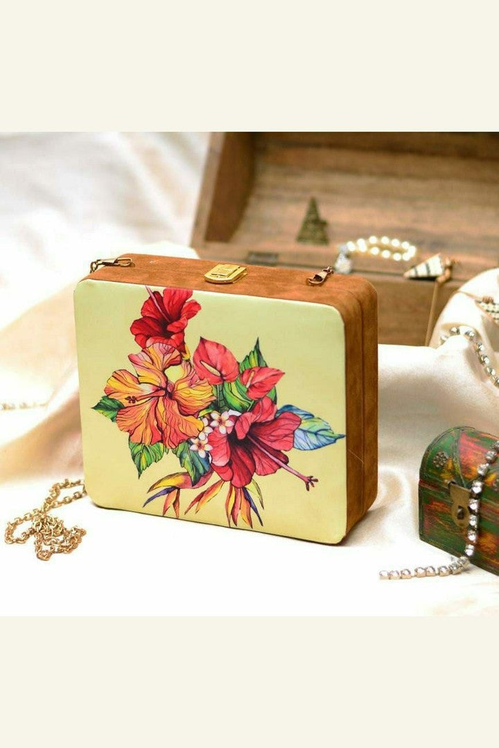 Hibiscus clutch - Aganya kreation