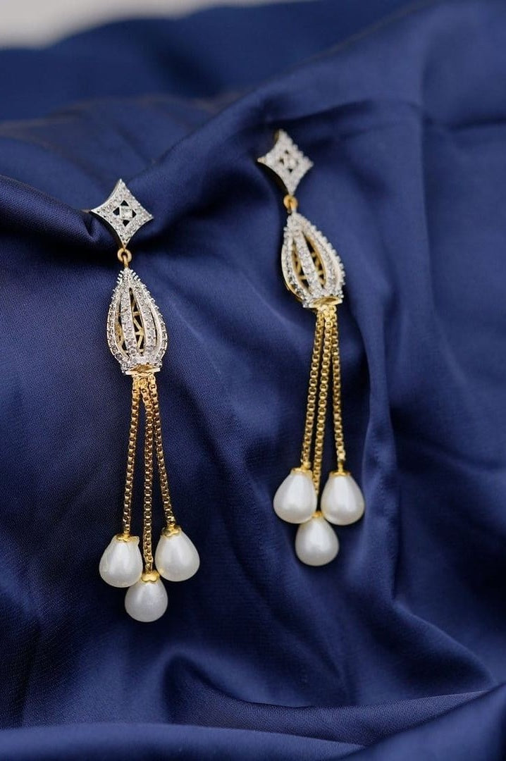 Pearl Droplet Earing - Aganya kreation