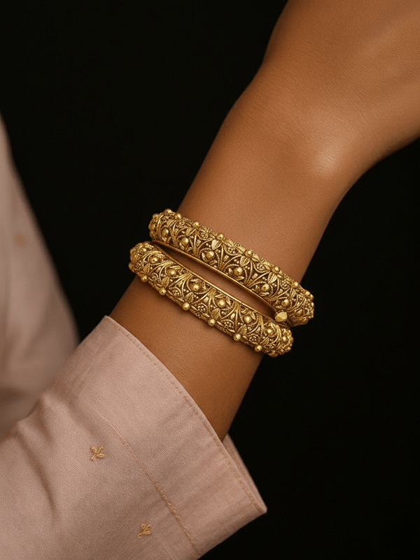 Gunjal Polki Bangle