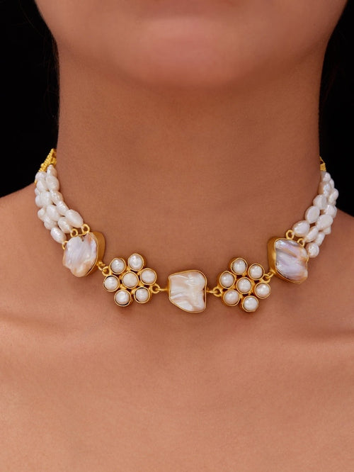 Sanaya Real Pearl Set