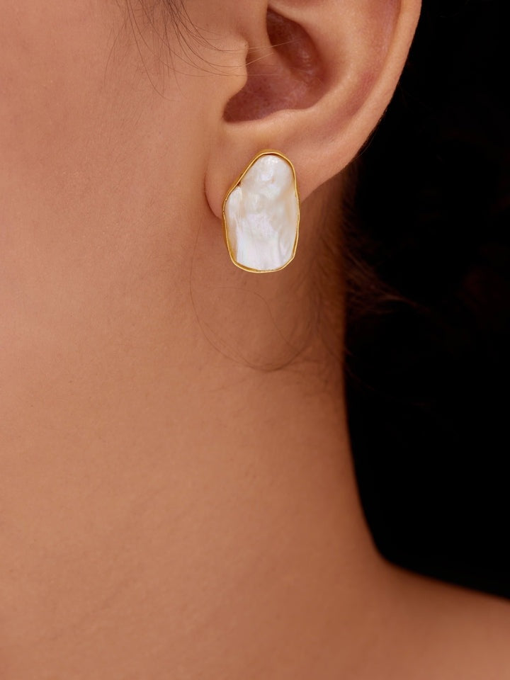 Parthivi Real Pearl Set - Elegant Handcrafted Jewelry