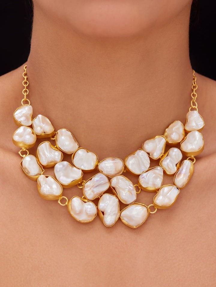 Sundari real pearl set