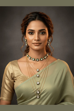 Aaloka Polki Kundan Set