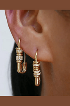 ES-101 – 18k Gold Plated Stainless Steel Tarnish Free Waterproof Female Jewellery