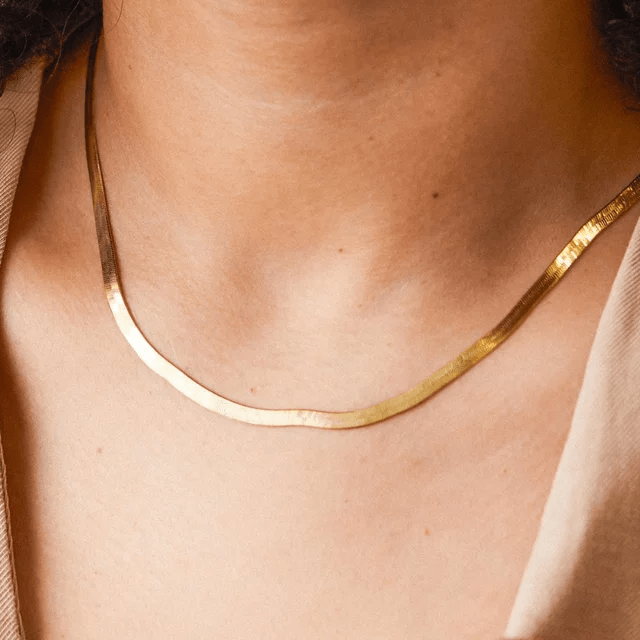 C-139 – 18k Gold Plated Stainless Steel Tarnish Free Waterproof Female Jewellery