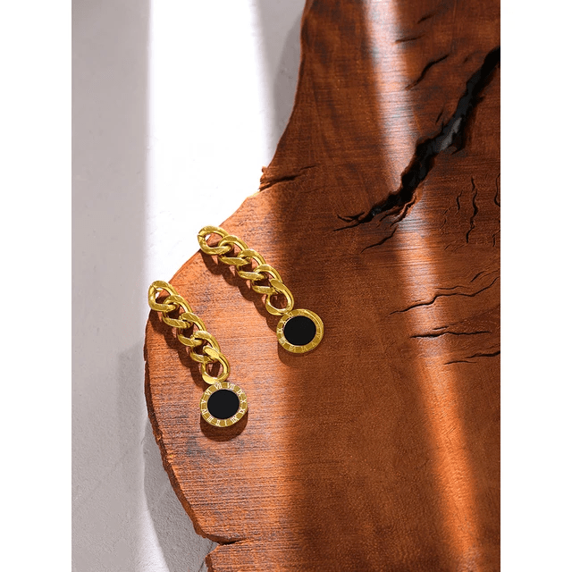 ES-190 – 18k Gold Plated Stainless Steel Tarnish Free Waterproof Female Earrings
