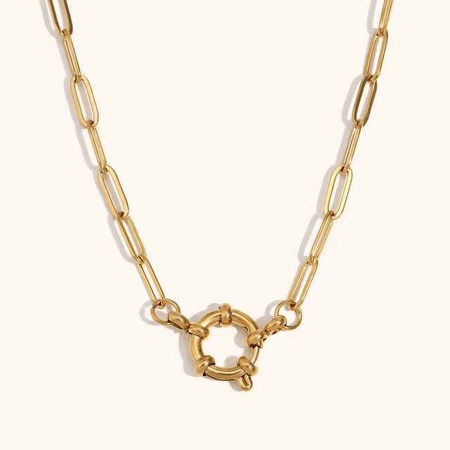 C-267 – 18k Gold Plated Stainless Steel Tarnish Free Waterproof Female Jewellery