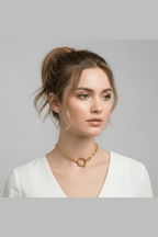 C-267 – 18k Gold Plated Stainless Steel Tarnish Free Waterproof Female Jewellery