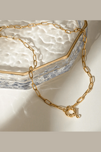 C-267 – 18k Gold Plated Stainless Steel Tarnish Free Waterproof Female Jewellery