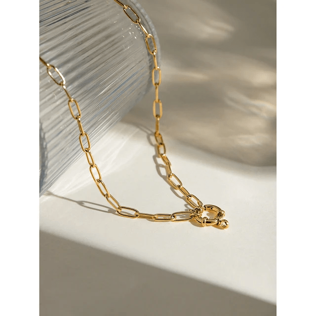 C-267 – 18k Gold Plated Stainless Steel Tarnish Free Waterproof Female Jewellery