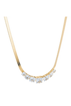 JS-17 – WHITE – 18k Gold Plated Stainless Steel Tarnish Free Waterproof Female Jewellery