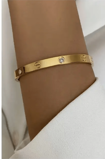 B-51 – 18k Gold Plated Stainless Steel Tarnish Free Waterproof Female Jewellery