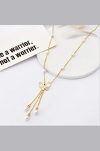 C-268 – 18k Gold Plated Stainless Steel Tarnish Free Waterproof Female Jewellery