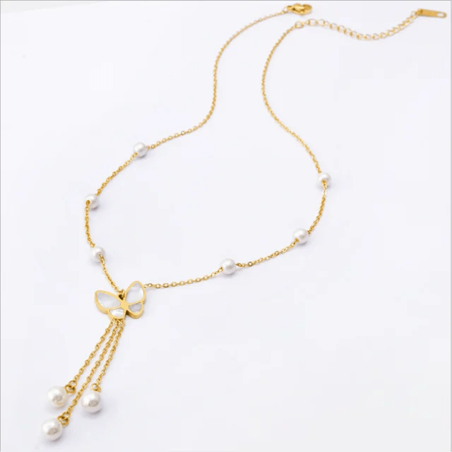 C-268 – 18k Gold Plated Stainless Steel Tarnish Free Waterproof Female Jewellery