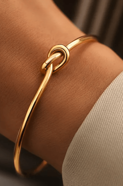 B-44 – 18k Gold Plated Stainless Steel Tarnish Free Waterproof Female Jewellery