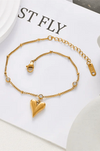 B-86 – 18k Gold Plated Stainless Steel Tarnish Free Waterproof Female Jewellery