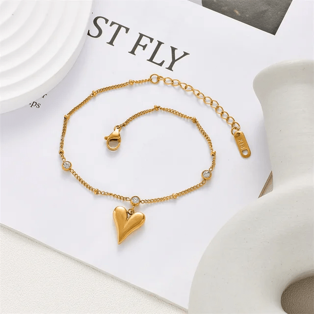B-86 – 18k Gold Plated Stainless Steel Tarnish Free Waterproof Female Jewellery