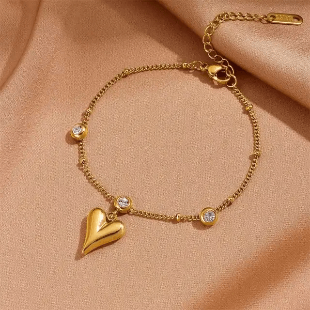 B-86 – 18k Gold Plated Stainless Steel Tarnish Free Waterproof Female Jewellery