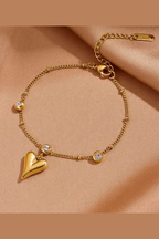 B-86 – 18k Gold Plated Stainless Steel Tarnish Free Waterproof Female Jewellery