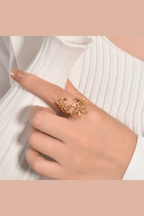 R-120 – 18k Gold Plated Stainless Steel Tarnish Free Waterproof Female Jewellery