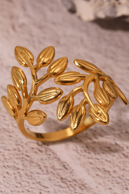 R-120 – 18k Gold Plated Stainless Steel Tarnish Free Waterproof Female Jewellery