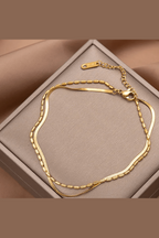 B-79 – 18k Gold Plated Stainless Steel Tarnish Free Waterproof Female Jewellery