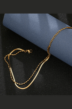 B-79 – 18k Gold Plated Stainless Steel Tarnish Free Waterproof Female Jewellery