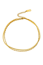 B-79 – 18k Gold Plated Stainless Steel Tarnish Free Waterproof Female Jewellery