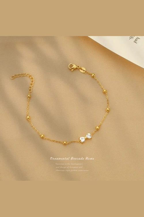 B-84 – 18k Gold Plated Stainless Steel Tarnish Free Waterproof Female Jewellery