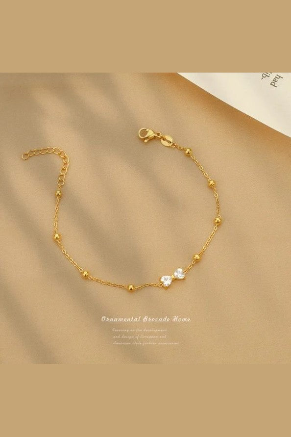 B-84 – 18k Gold Plated Stainless Steel Tarnish Free Waterproof Female Jewellery