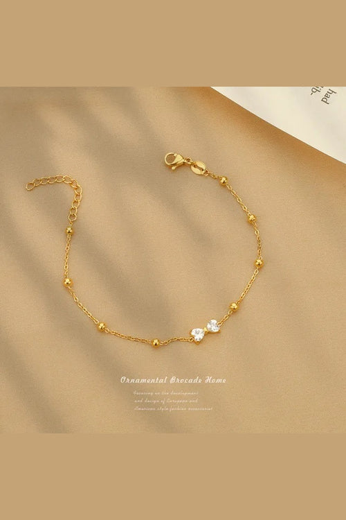 B-84 – 18k Gold Plated Stainless Steel Tarnish Free Waterproof Female Jewellery