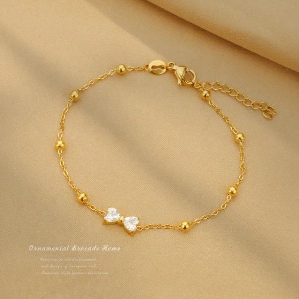 B-84 – 18k Gold Plated Stainless Steel Tarnish Free Waterproof Female Jewellery