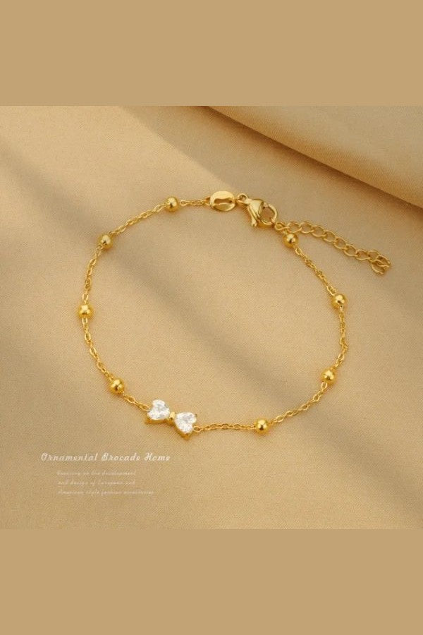 B-84 – 18k Gold Plated Stainless Steel Tarnish Free Waterproof Female Jewellery