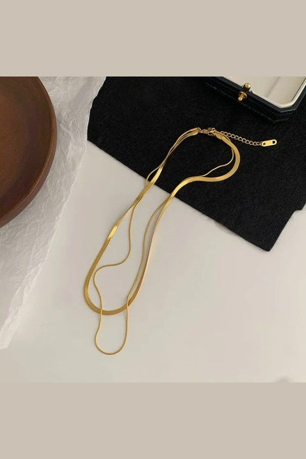 C-295 – 18k Gold Plated Stainless Steel Tarnish Free Waterproof Female Jewellery