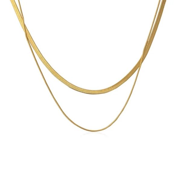 C-295 – 18k Gold Plated Stainless Steel Tarnish Free Waterproof Female Jewellery