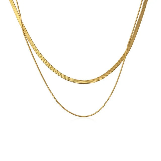 C-295 – 18k Gold Plated Stainless Steel Tarnish Free Waterproof Female Jewellery