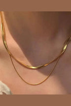 C-295 – 18k Gold Plated Stainless Steel Tarnish Free Waterproof Female Jewellery