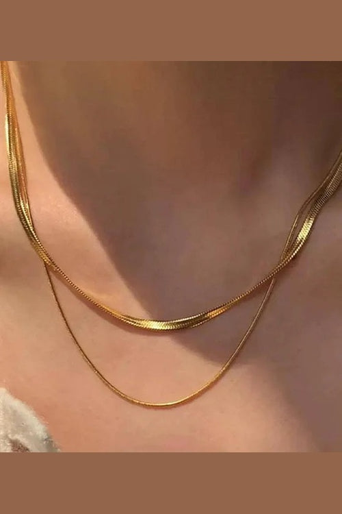 C-295 – 18k Gold Plated Stainless Steel Tarnish Free Waterproof Female Jewellery