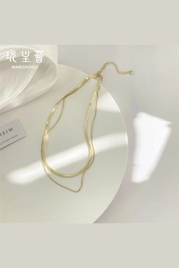 C-295 – 18k Gold Plated Stainless Steel Tarnish Free Waterproof Female Jewellery