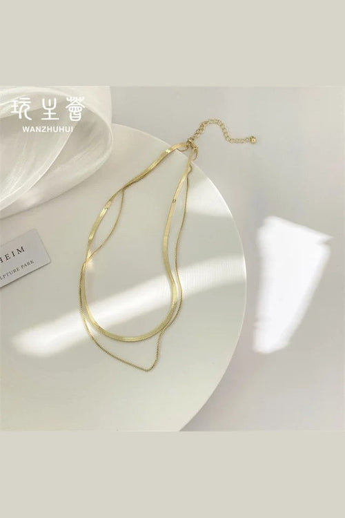 C-295 – 18k Gold Plated Stainless Steel Tarnish Free Waterproof Female Jewellery