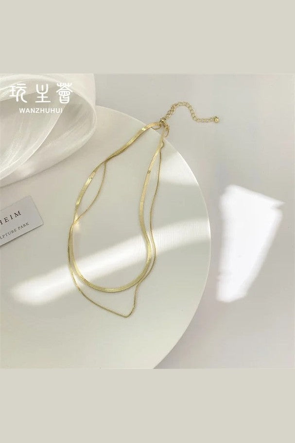 C-295 – 18k Gold Plated Stainless Steel Tarnish Free Waterproof Female Jewellery