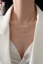 C-295 – 18k Gold Plated Stainless Steel Tarnish Free Waterproof Female Jewellery