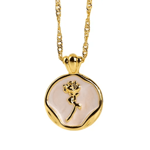 C-208-18k Gold Plated Stainless Steel Tarnish Free Waterproof Female Jewellery