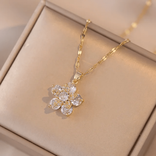 C-271-18k Gold Plated Stainless Steel Tarnish Free Waterproof Female Jewellery