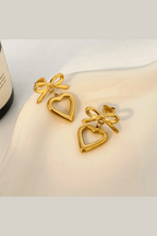 ES-272 – 18k Gold Plated Stainless Steel Tarnish Free Waterproof Female Jewellery