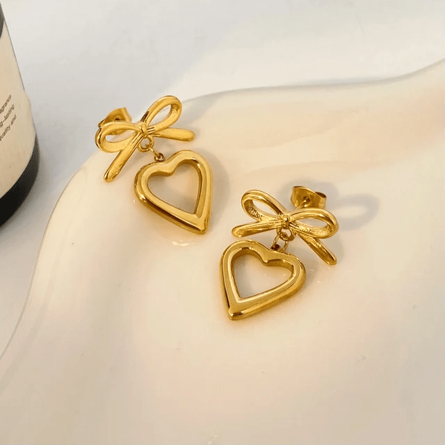 ES-272 – 18k Gold Plated Stainless Steel Tarnish Free Waterproof Female Jewellery
