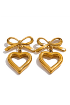 ES-272 – 18k Gold Plated Stainless Steel Tarnish Free Waterproof Female Jewellery